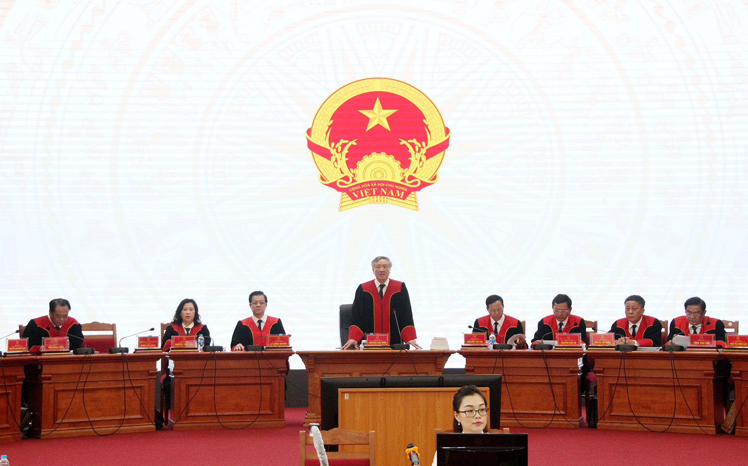 TANDTC tổ chức xét xử phiên tòa thực tế tại Học viện Tòa án