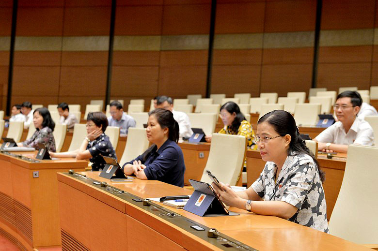 Quốc hội thảo luận Luật sửa đổi, bổ sung một số điều của Luật Tổ chức Quốc hội