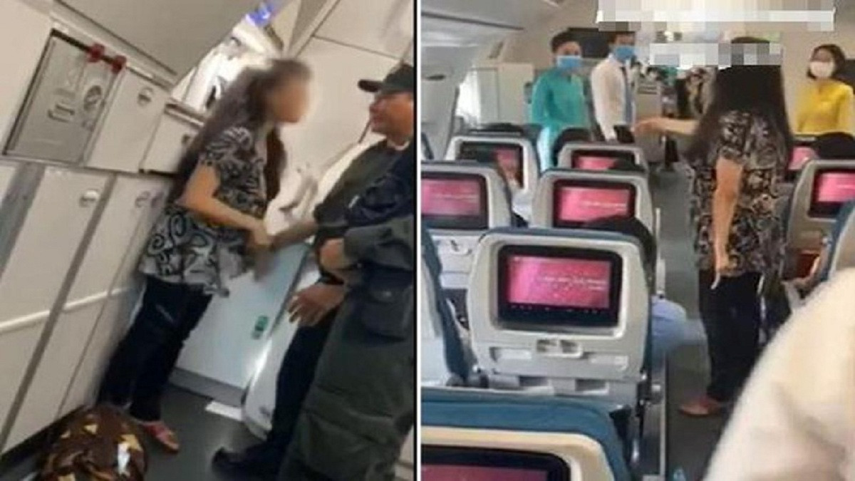 Nữ hành khách tự nhận bị tâm thần, làm loạn trên chuyến bay của Vietnam Airlines