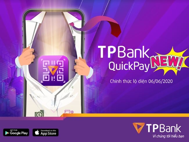 Thanh toán chỉ trong tích tắc với TPBank QuickPay phiên bản mới