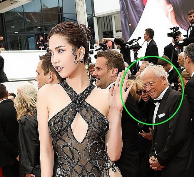 Ngọc Trinh mặc hở bạo tại cannes 3