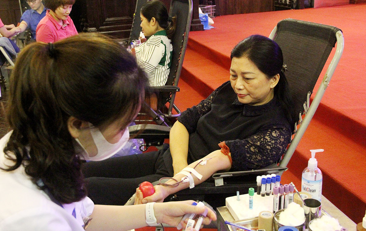 TANDTC tổ chức Ngày hội hiến máu tình nguyện “Giọt hồng nhân ái”