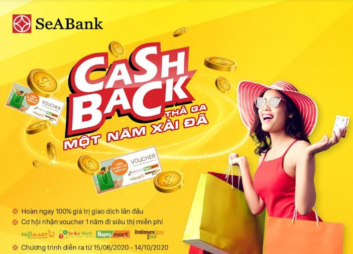 “Cashback thả ga - Một năm xài đã” cùng thẻ SeABank