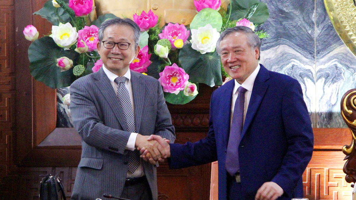 Chánh án TANDTC Việt Nam tiếp xã giao Đại sứ Nhật Bản tại Việt Nam