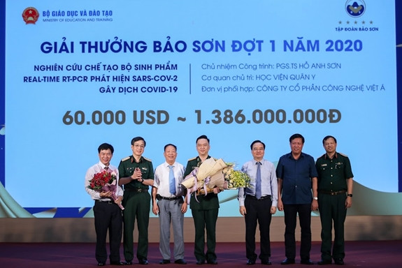 Học viện Quân y giành giải thưởng Bảo Sơn trị giá 60.000USD