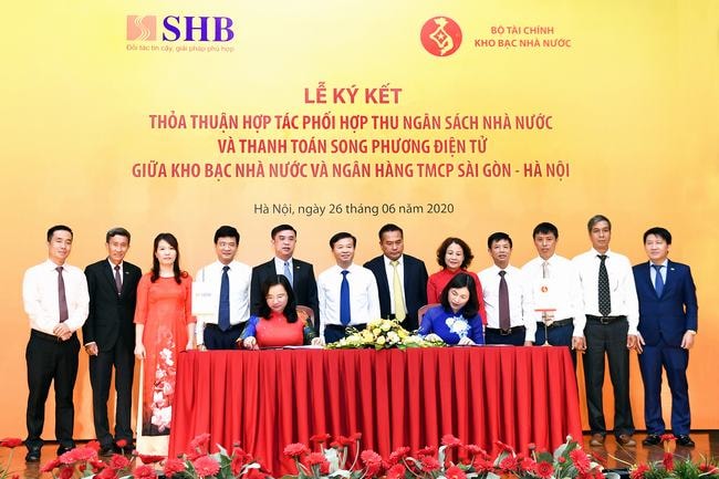 Kho bạc nhà nước và SHB triển khai điện tử hóa các giao dịch thu NSNN và thanh toán song phương