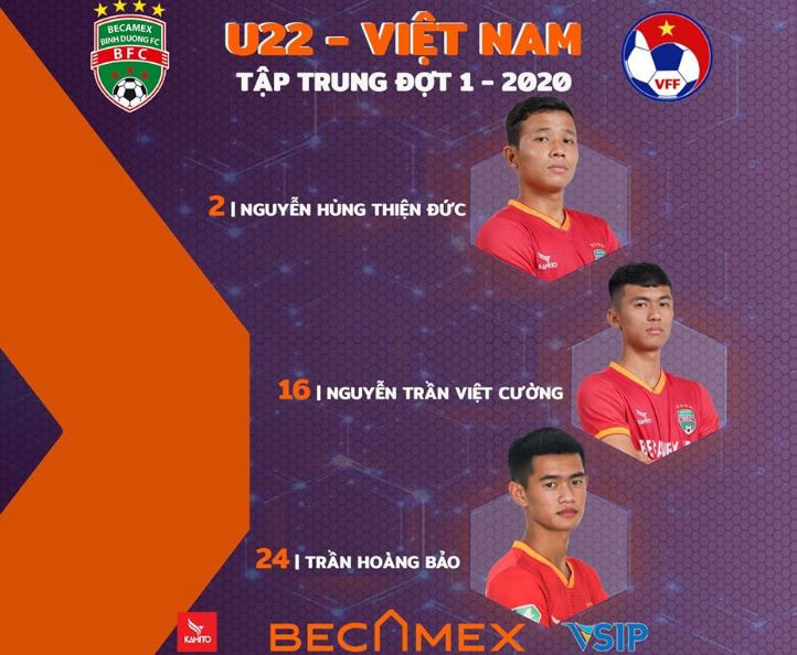 HLV Park Hang-seo triệu tập 28 cầu thủ cho đội U22 Việt Nam