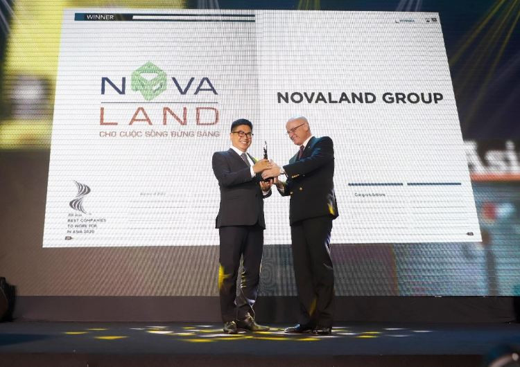 Novaland được vinh danh tại giải thưởng những nơi làm việc tốt nhất châu Á năm 2020