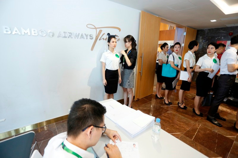 Tăng cường mở rộng mạng bay, Bamboo Airways liên tục tổ chức ngày hội tuyển dụng tiếp viên tại 3 thành phố lớn