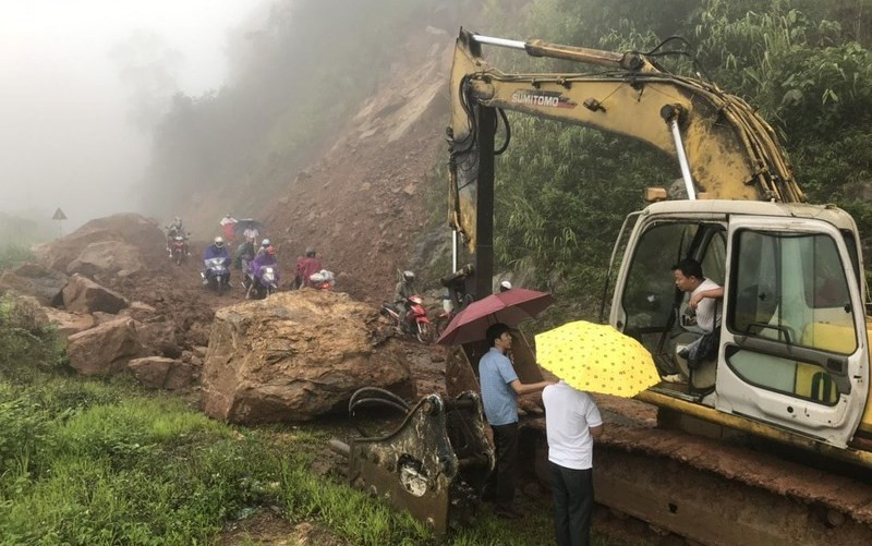 Mưa lũ gây thiệt hại về hoa màu, giao thông trên địa bàn tỉnh Lai Châu