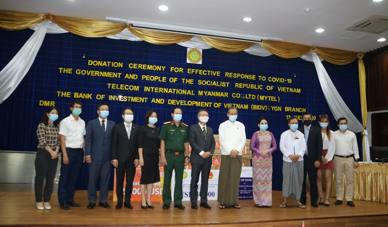 Việt Nam tặng Myanmar 50.000 USD phòng, chống đại dịch COVID-19