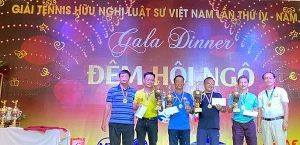 Hơn 50 luật sư tham dự giải “Giải Tennis hữu nghị Luật sư Việt Nam lần thứ 4 - năm 2020”