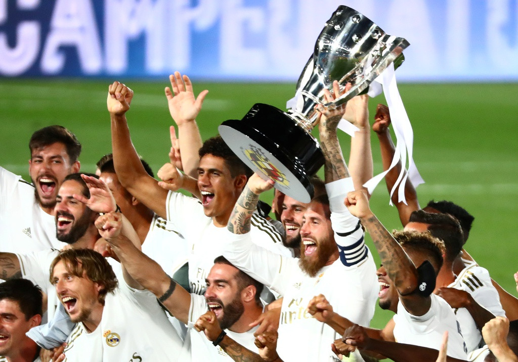 Real Madrid lần thứ 34 nâng cao chức vô địch La Liga