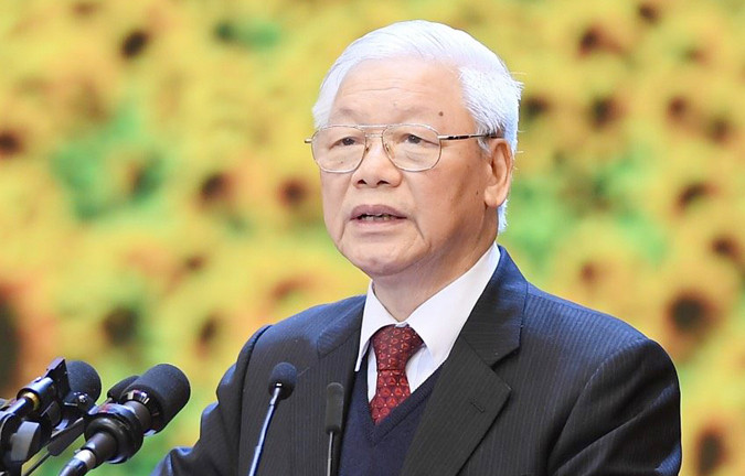 Tổng bí thư, Chủ tịch nước Nguyễn Phú Trọng. Ảnh: Giang Huy