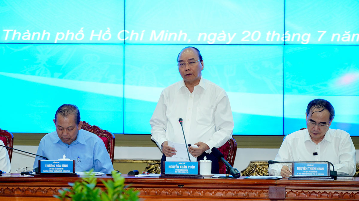 Thủ tướng kỳ vọng mức tăng trưởng của TP Hồ Chí Minh gấp 1,3 lần tăng trưởng chung
