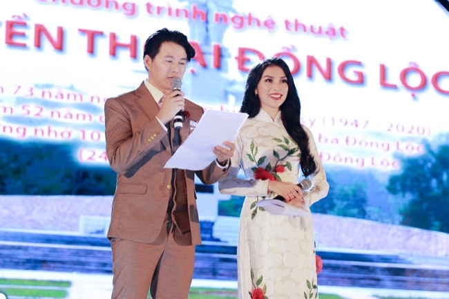Huyền Sâm lần thứ 9 làm MC chương trình “Huyền thoại Đồng Lộc”