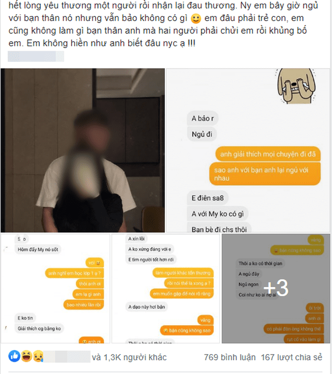 bạn trai ngoại tình với bạn thân khác giới 0