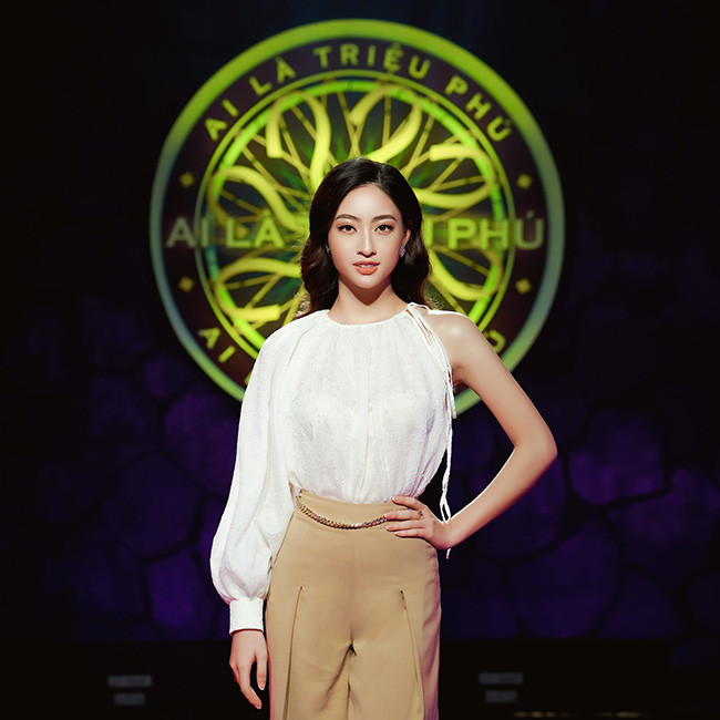Hoa hậu Lương Thuỳ Linh thể hiện bản lĩnh khi tham gia Ai là triệu phú