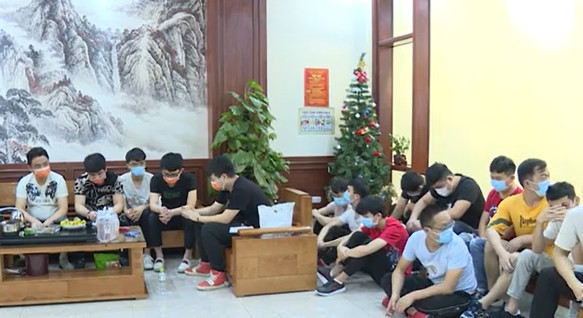 Phát hiện 20 người Trung Quốc nhập cảnh trái phép ở một khách sạn tại Bắc Ninh