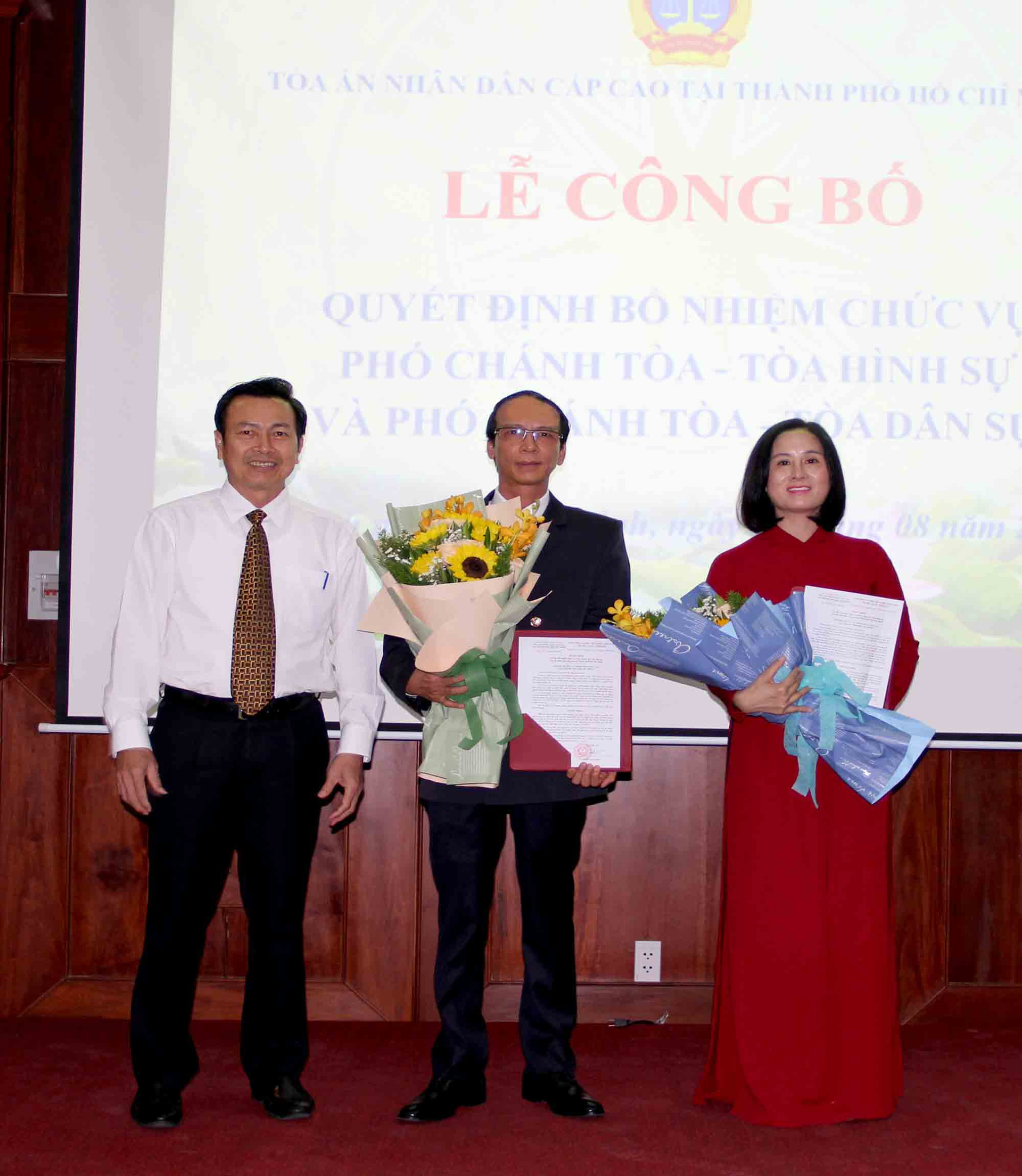 TAND cấp cao tại TP Hồ Chí Minh bổ nhiệm lãnh đạo Tòa chuyên trách