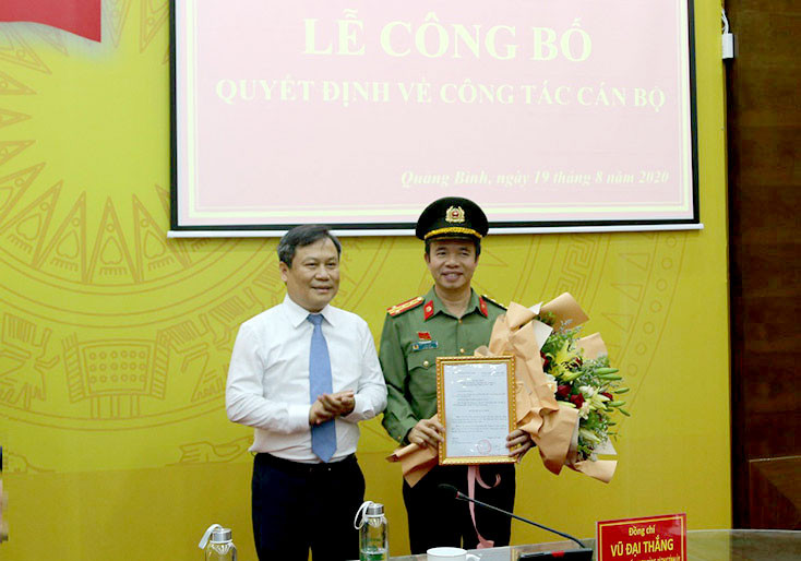 Ban Bí thư chỉ định Đại tá Nguyễn Tiến Nam tham gia Ban Thường vụ Tỉnh ủy Quảng Bình