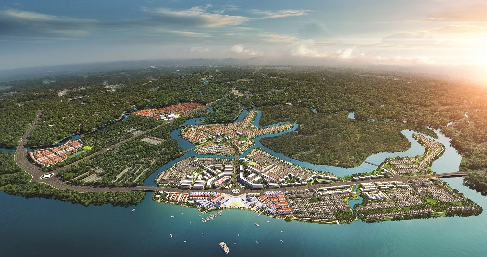 Khu đô thị sinh thái thông minh Aqua City quy mô gần 1.000ha với ba mặt giáp sông tại phía Đông TP.HCM