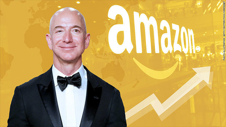 Tài sản của Ông chủ Amazon vượt 200 tỷ USD
