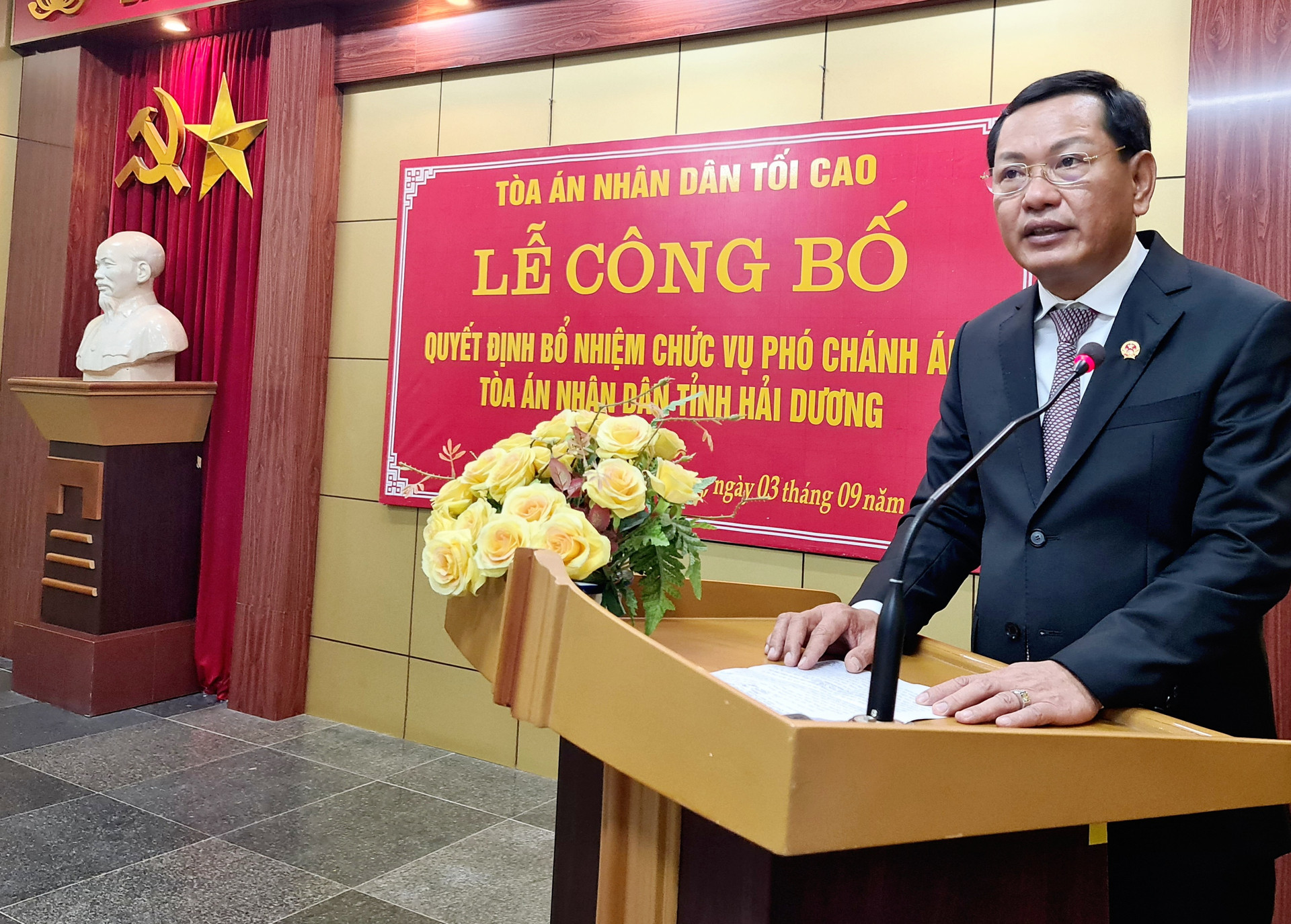 TANDTC điều động, bổ nhiệm Phó Chánh án TAND tỉnh Hải Dương