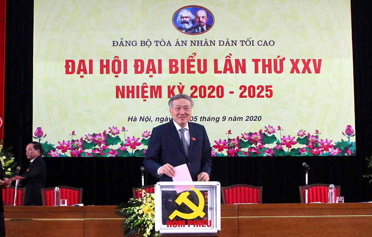 Chùm ảnh: Đại hội Đảng bộ TANDTC nhiệm kỳ 2020-2025