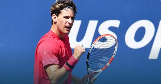 Dominic Thiem vào tứ kết Mỹ mở rộng