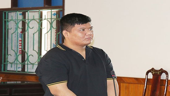  Bị cáo Nguyễn Mạnh Huấn tại phiên xử.