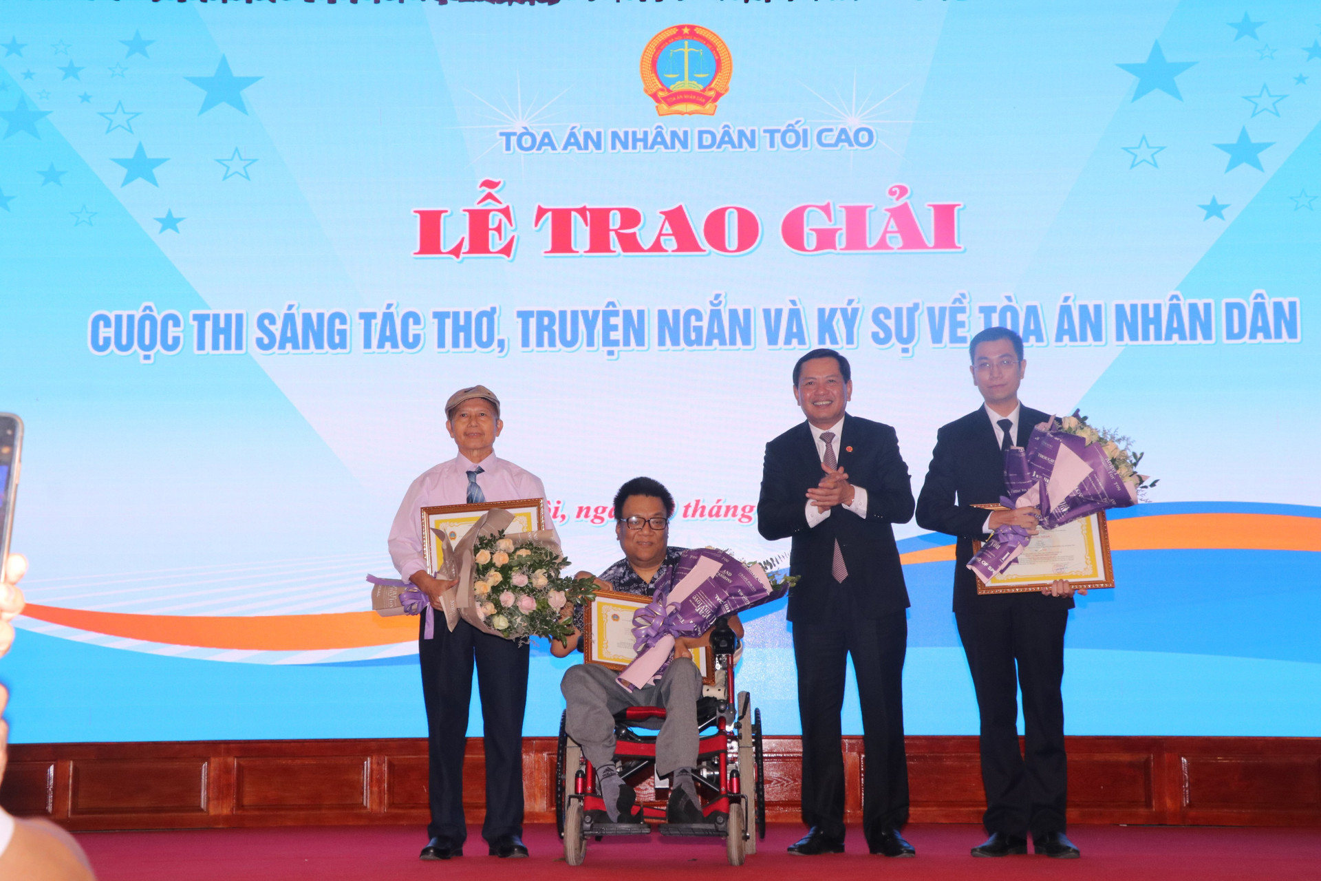 Trao giải cuộc thi sáng tác thơ, truyện ngắn và ký sự về TAND