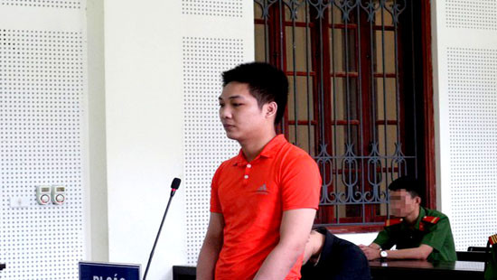 Bị cáo Phạm Hải Vũ tại phiên xử
