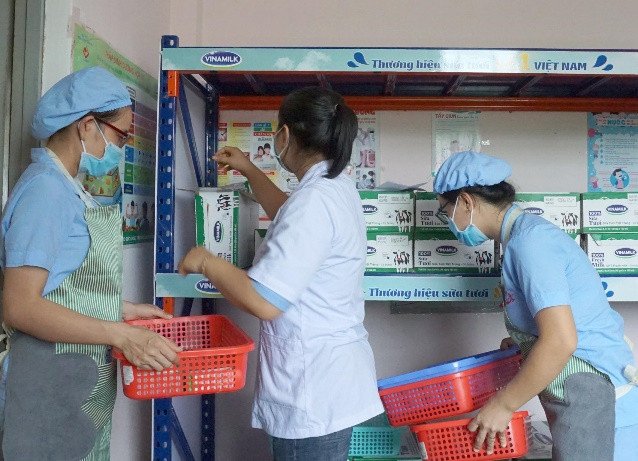 Bình Định: Tích cực triển khai chương trình sữa học đường trong năm học mới