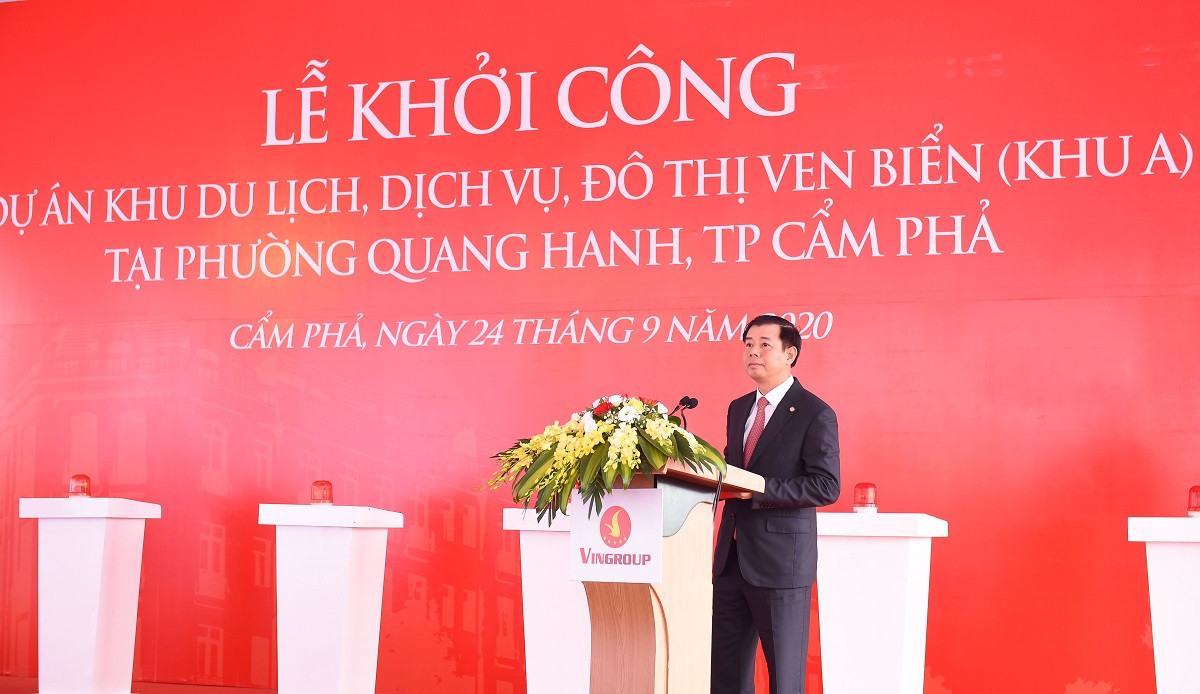 Vingroup khởi công khu dịch vụ, đô thị ven biển tại Quảng Ninh
