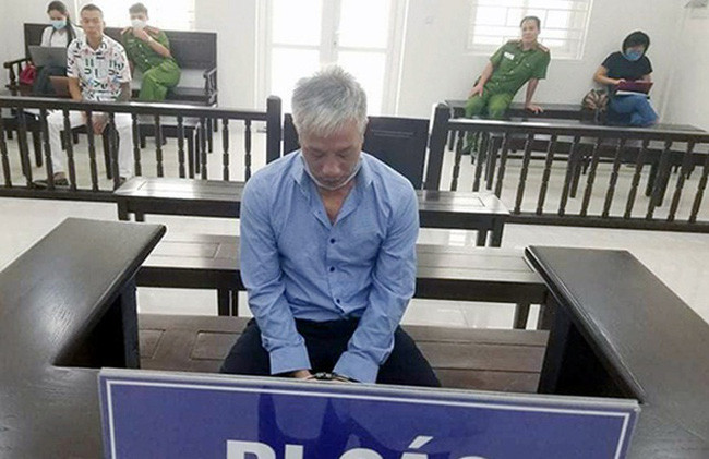Bị cáo Cao Quang Khải tại phiên tòa