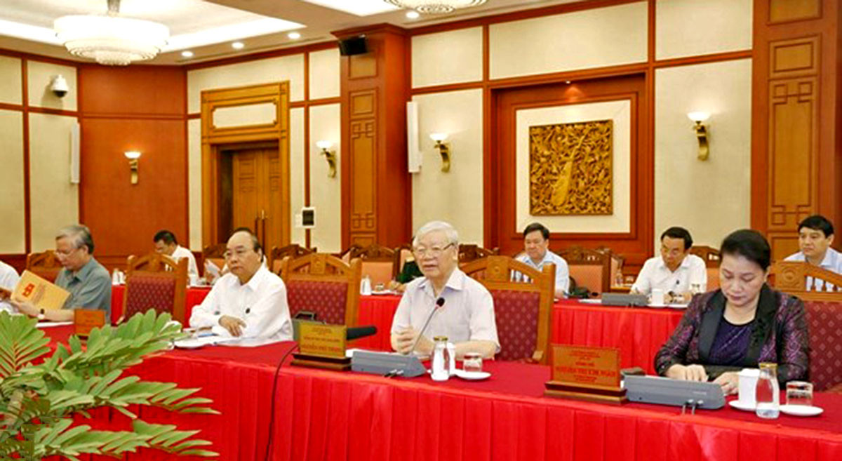  Bộ Chính trị hoàn thành chương trình làm việc với 67 đảng bộ trực thuộc Trung ương