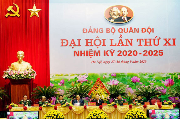 Đại hội đại biểu Đảng bộ Quân đội lần XI, nhiệm kỳ 2020-2025 chính thức khai mạc