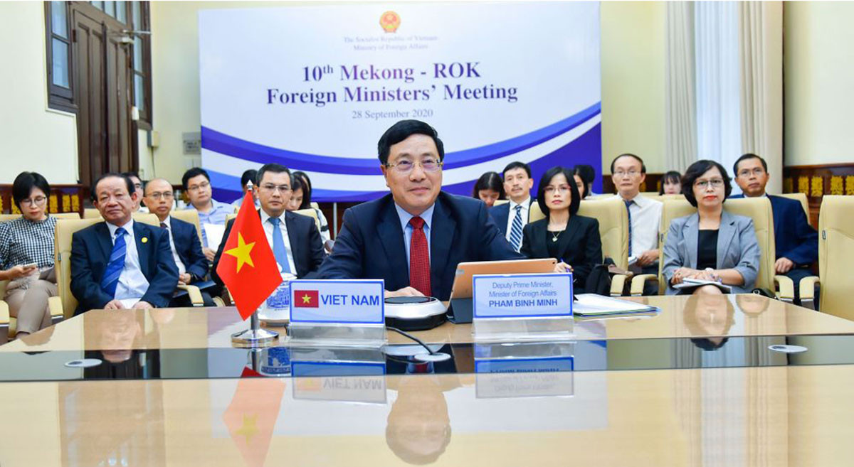 Việt Nam đồng chủ trì Hội nghị Bộ trưởng Ngoại giao Mekong-Hàn Quốc lần thứ 10