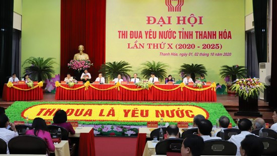 Phó Chủ tịch nước dự Đại hội Thi đua yêu nước tỉnh Thanh Hóa