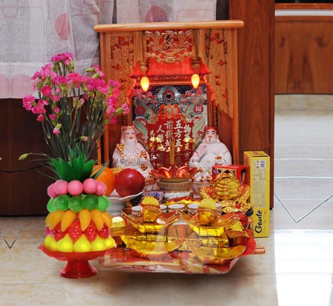 bàn thờ ông địa Thần Tài 0