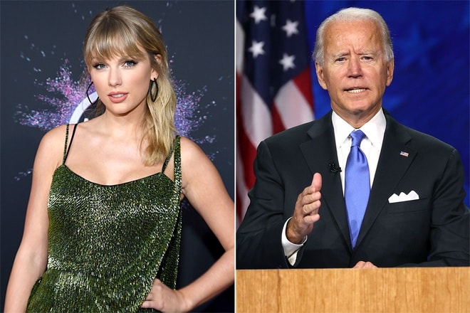 Taylor Swift công khai ủng hộ Joe Biden làm Tổng thống