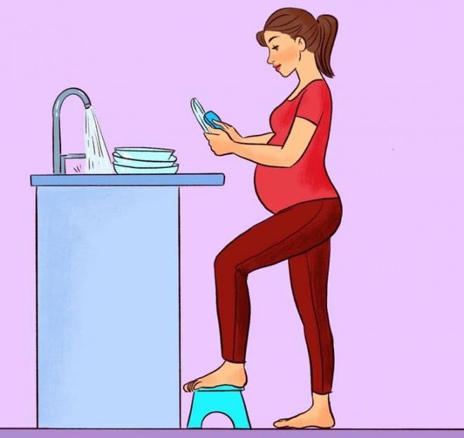 Tư thế tốt cho mẹ và thai nhi 5