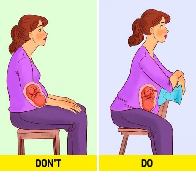 Tư thế tốt cho mẹ và thai nhi 7