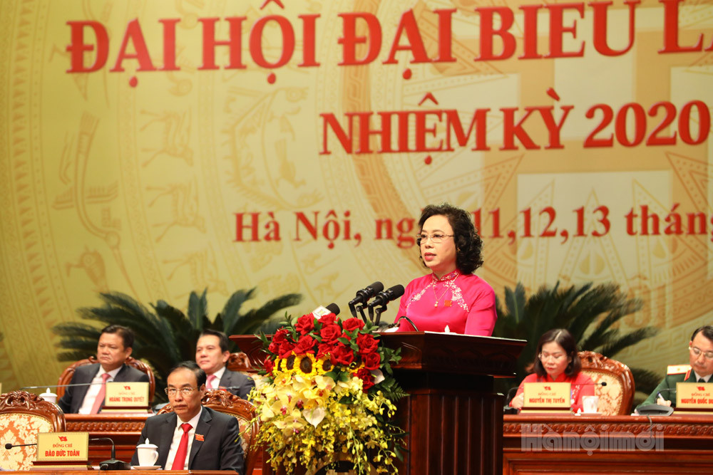Khai mạc trọng thể Đại hội đại biểu lần thứ XVII Đảng bộ thành phố Hà Nội