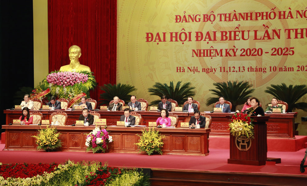 Khai mạc Đại hội đại biểu lần thứ XVII Đảng bộ thành phố Hà Nội