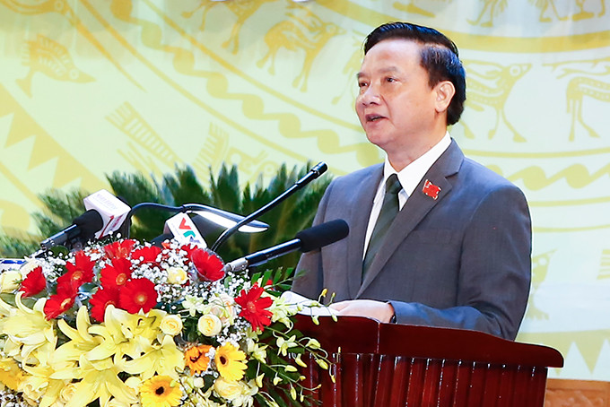  Bí thư Nguyễn Khắc Định và 3 Phó Bí thư tỉnh Khánh Hòa trúng cử với số phiếu tuyệt đối