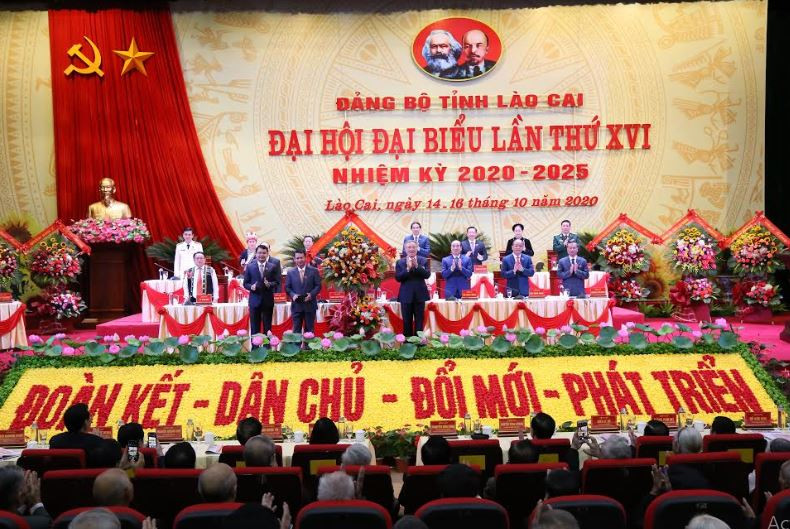 Bí thư Trung ương Đảng, Chánh án TANDTC Nguyễn Hòa Bình dự Đại hội đại biểu Đảng bộ tỉnh Lào Cai lần thứ XVI