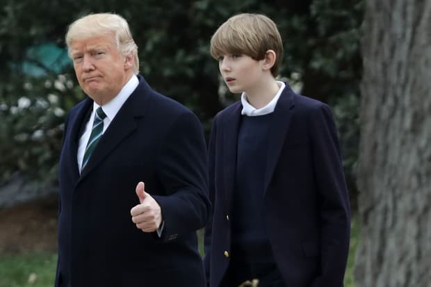 Barron Trump dương tính với covid 19 0