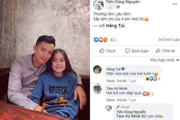 chồng Hằng Túi và con riêng 0